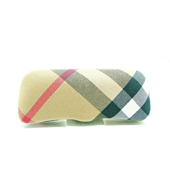 Burberry Accessories - Burberry Eyeglass Sunglass Hard Clam Shell Case Classic Plaid Design Case Only
